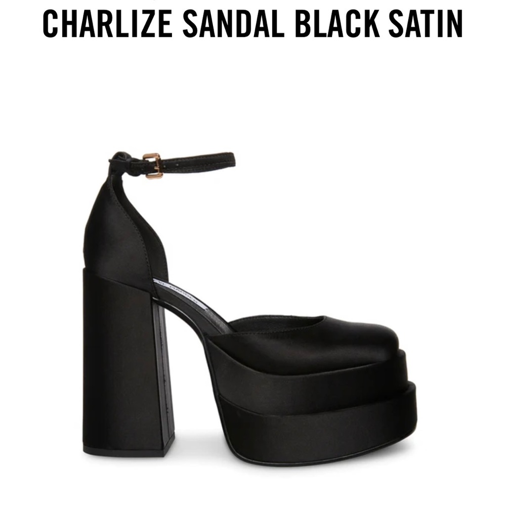 Steve Madden Charlize Satin Platform Heels
